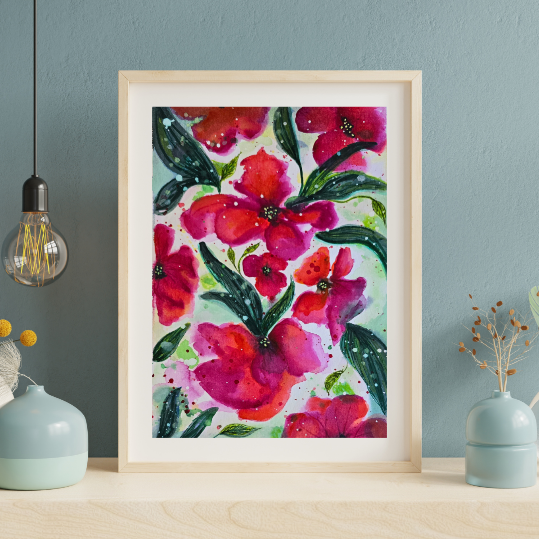 Flourish | Print on Card Stock | 3 Sizes
