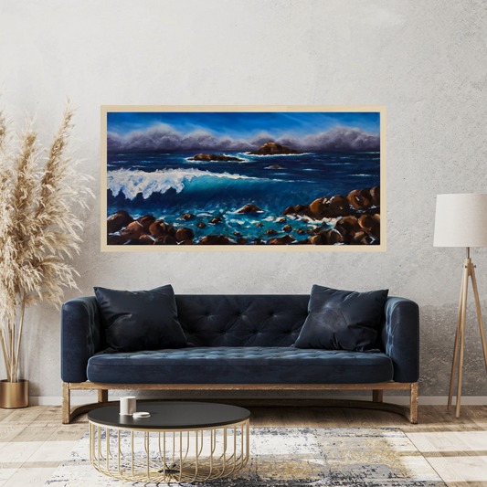 Wash Away | Original Oil on Canvas | 120cm x 60cm | Framed
