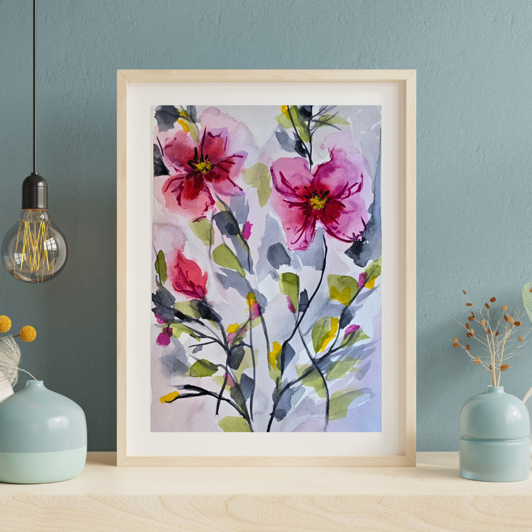 Serenade in Bloom | Print on Card Stock | 3 Sizes